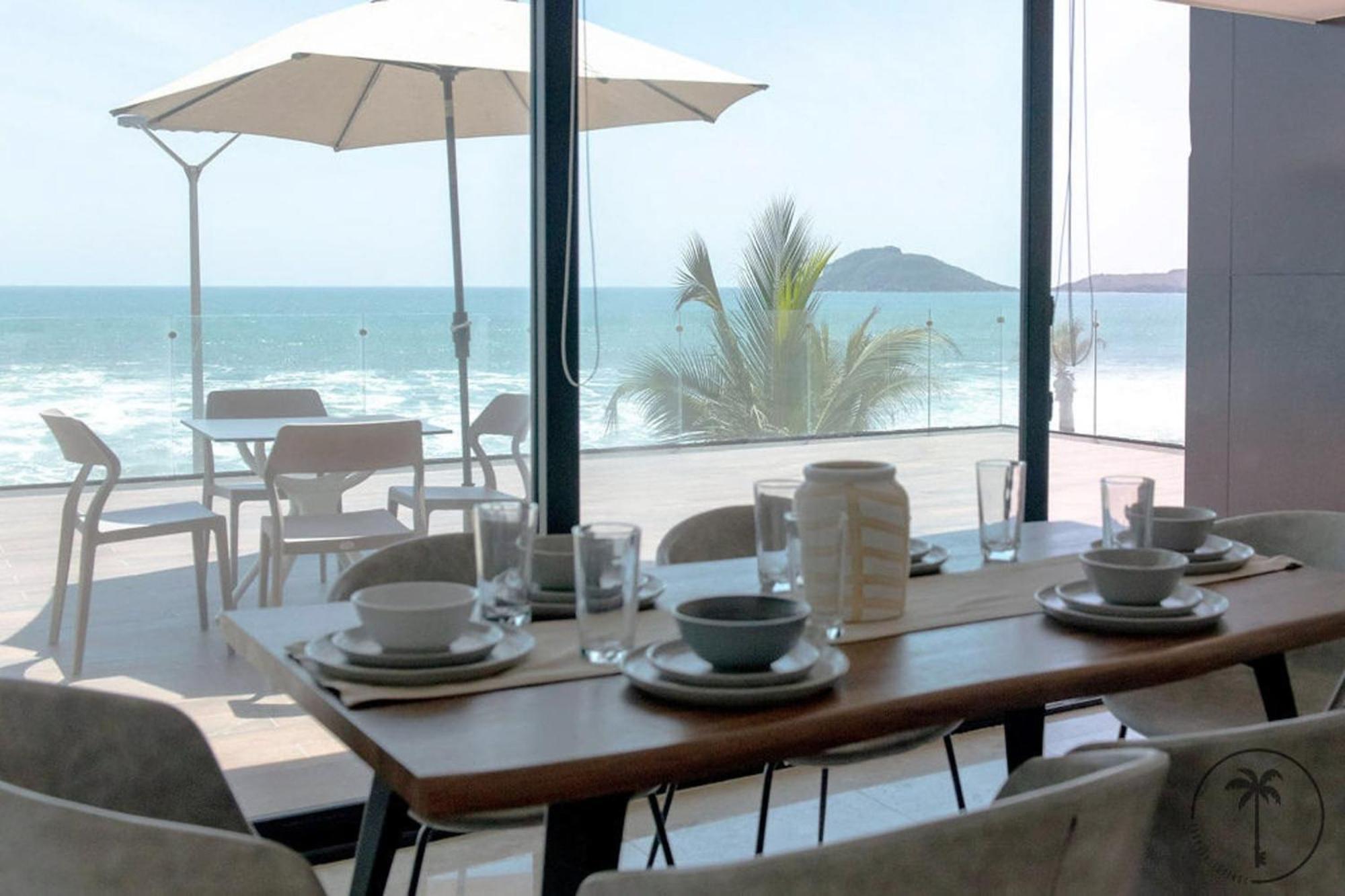 Terraza Con Vista Al Mar Y A Atardeceres Apartment Mazatlan Bagian luar foto